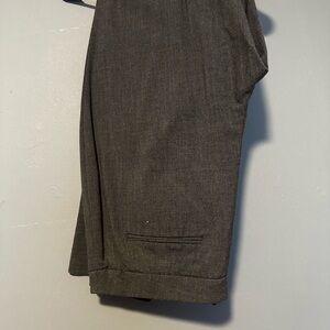 212 Collection Gray Dress Pants with Burgundy Label